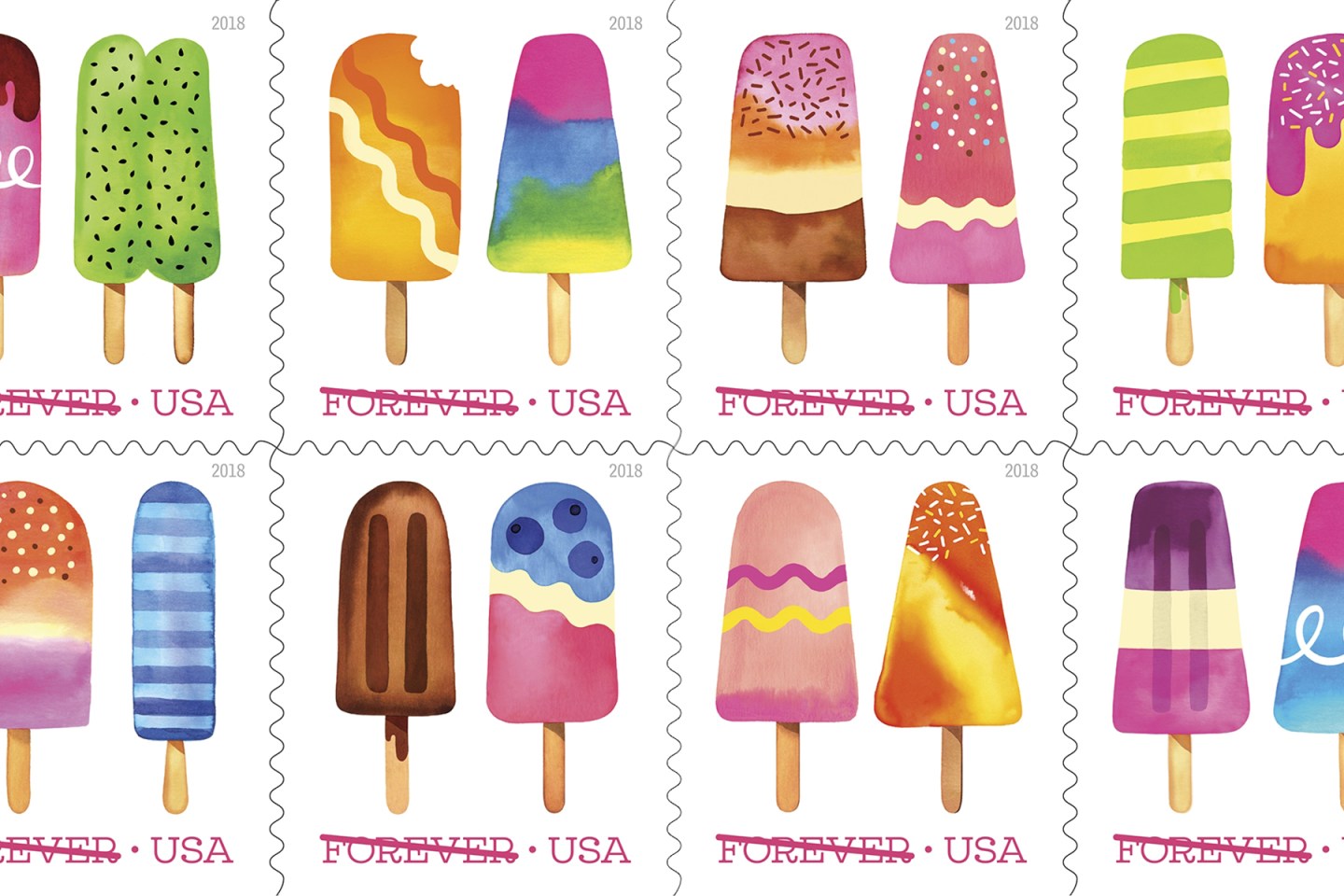 Frozen-Treats-USPS-scratch-sniff-stamps