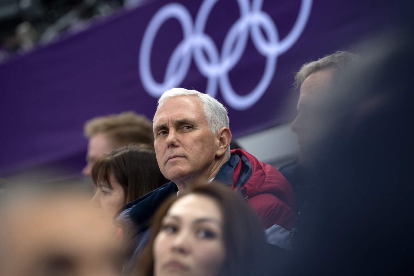 US Vice Preisdent Mike Pence attends Olympics Opening Ceremony in South Korea