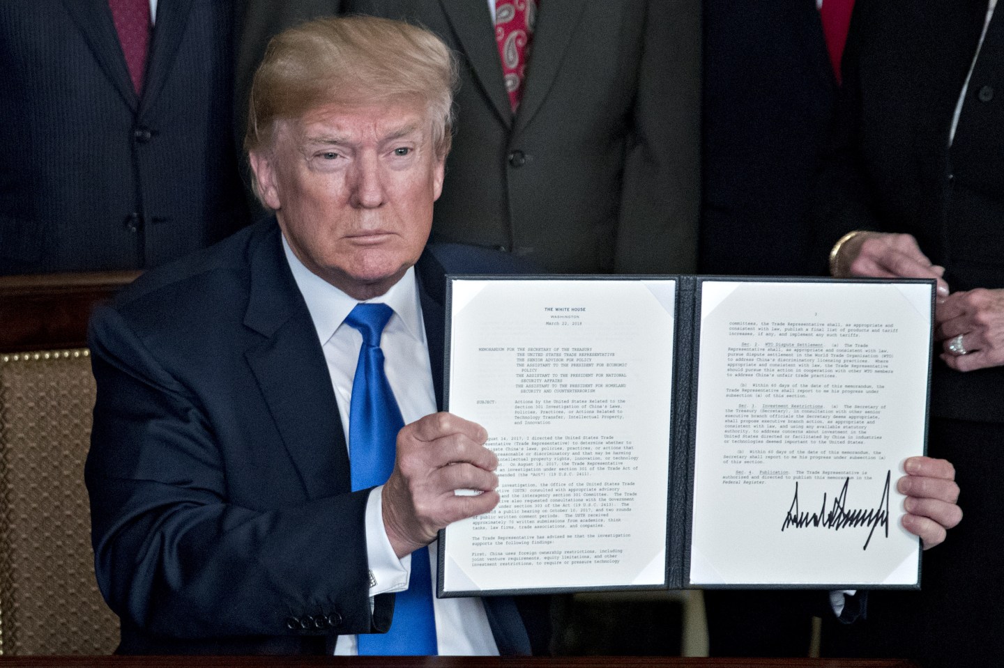 President Trump Signs Presidential Memorandum Targeting China's Economic Aggression