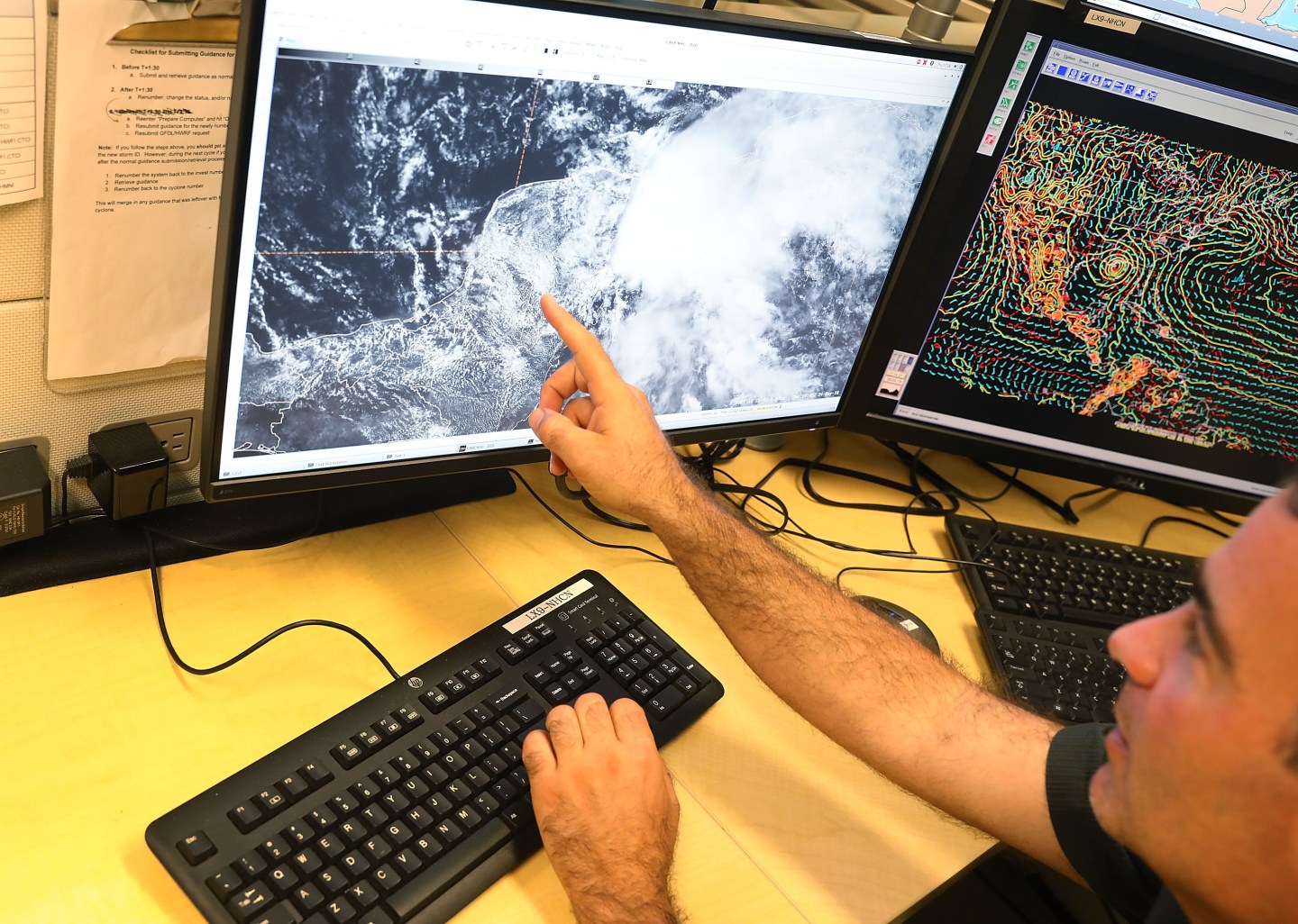 Hurricane Center In Miami Monitors First Large Storm Of Season In Gulf Of Mexico