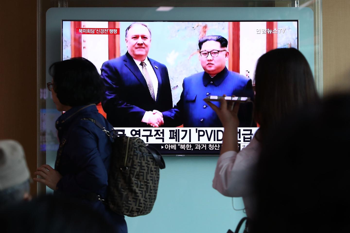 People React To U.S. State Secretary Pompeo's North Korea Visit