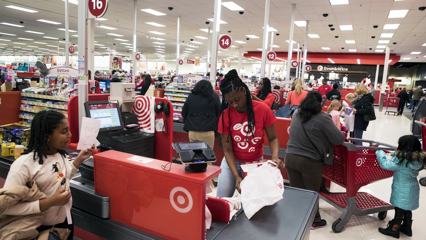 Black Friday shopping, Alexandria, USA - 24 Nov 2017