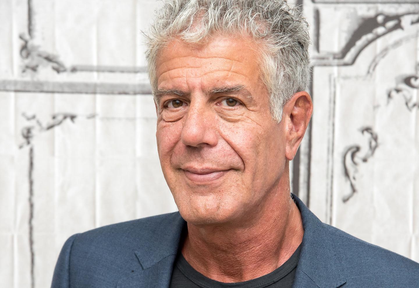 Anthony Bourdain at AOL HQ in New York City.