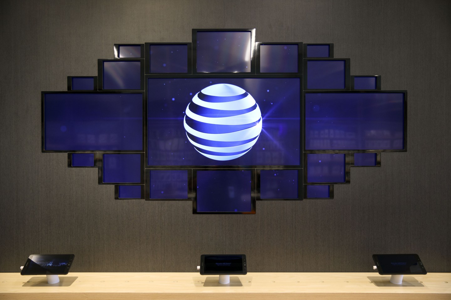 Inside An AT&amp;T Inc. Store As Shares Jump Most In 8 Years