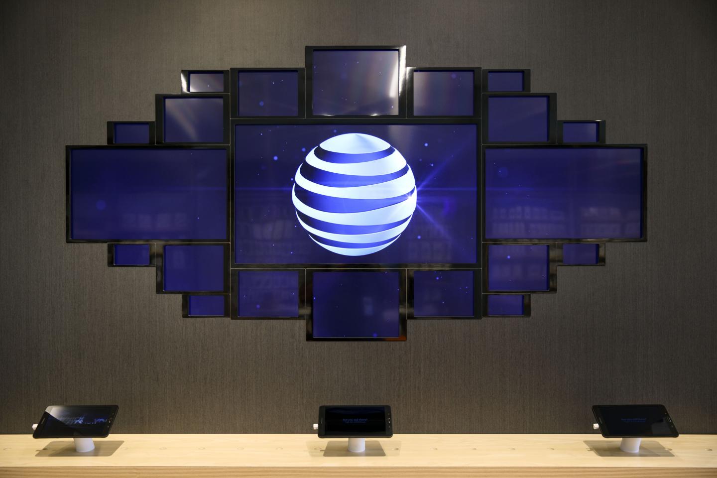 Inside An AT&amp;T Inc. Store As Shares Jump Most In 8 Years