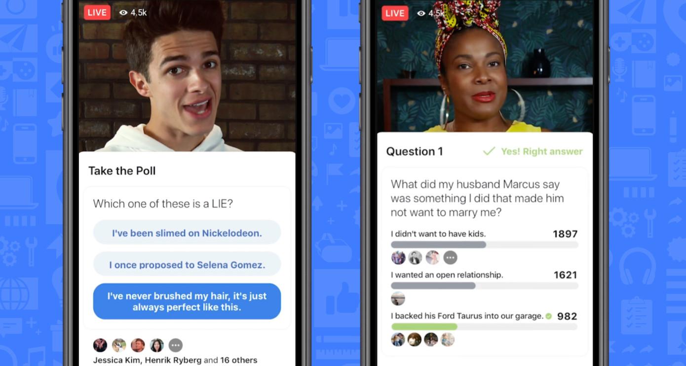 Facebook Takes on HQ Trivia With Live Game Shows
