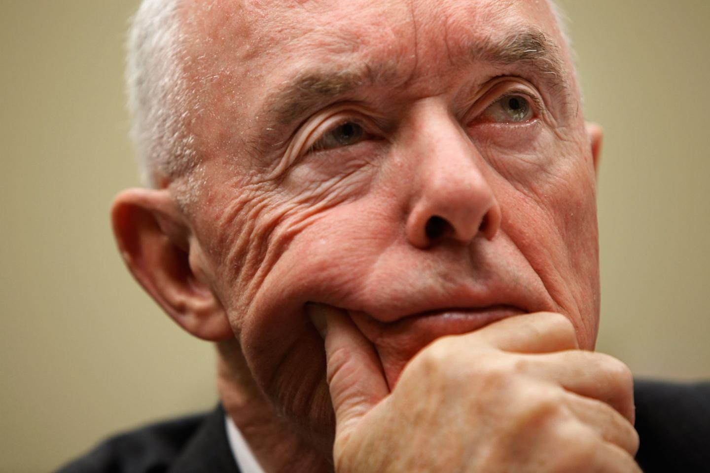 Army General (retired) Barry McCaffrey testifies before the House Foreign Affairs Committee.