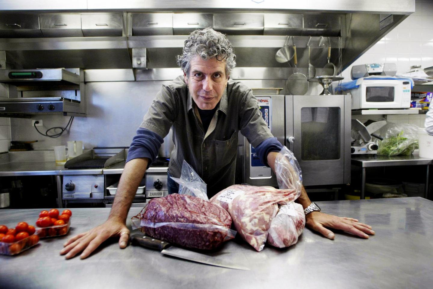 Chef Anthony Bourdain from New York in Sydney, 17 March 2005. SHD Picture by JA