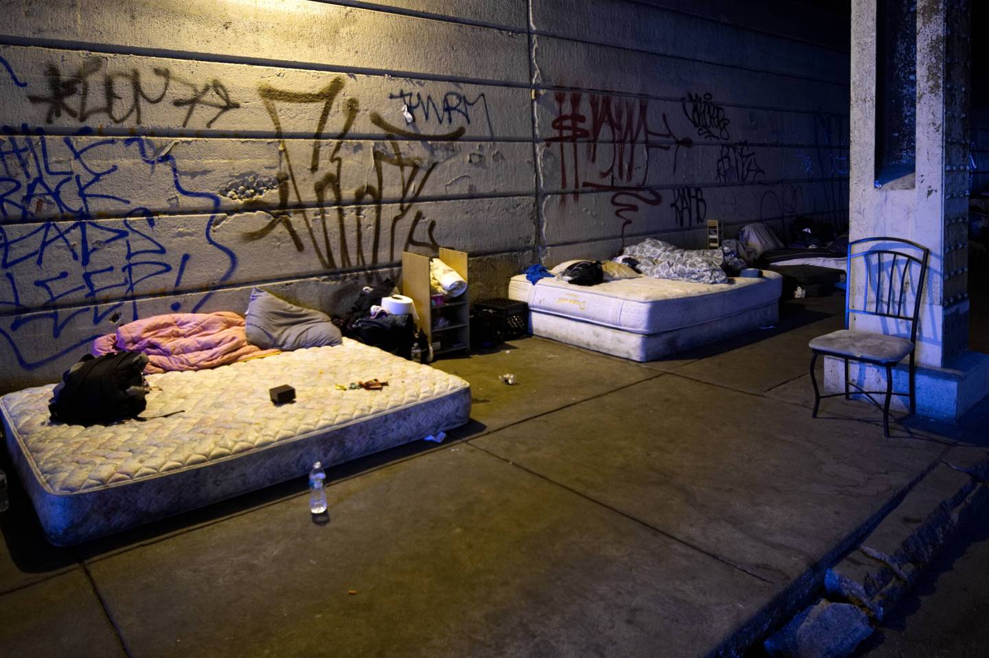 Clean Up of Open Air Herorin Camp in Philadelphia