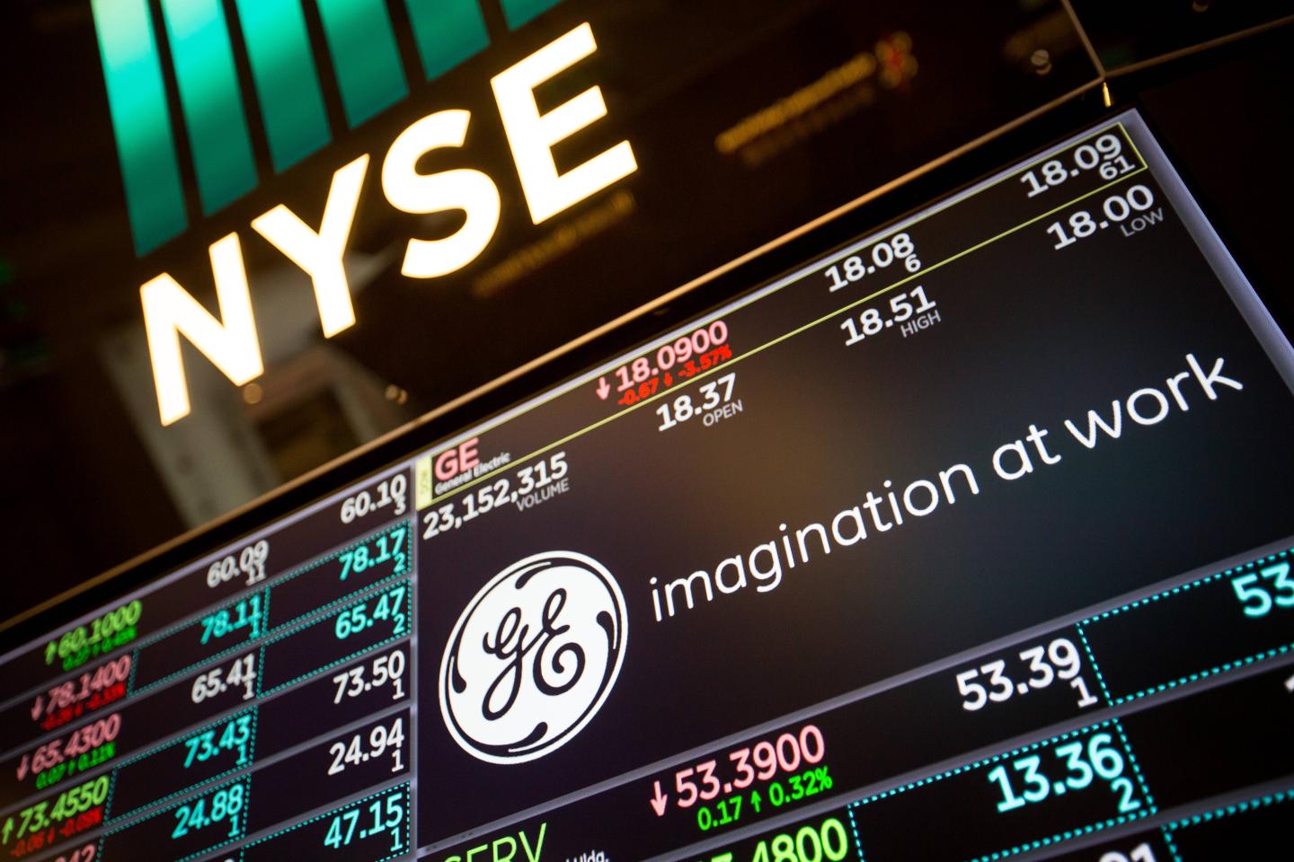 Trading On The Floor Of The NYSE As Dow Jones Hits 26,000 Milestone