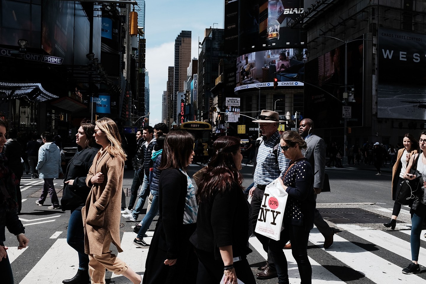 As New York City Continues To Break Tourism Records, Crowds Swell In Big Apple