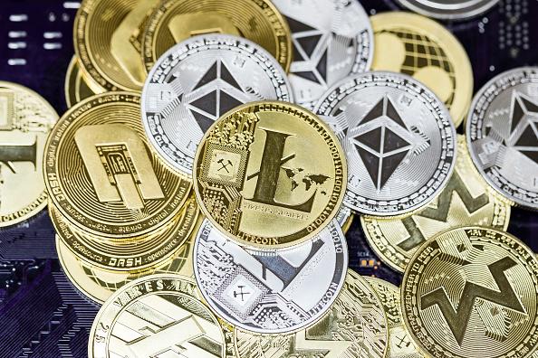 A visual representation of the digital Cryptocurrency