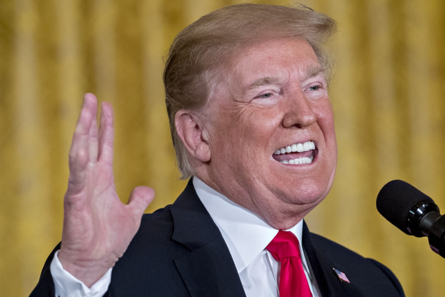 President Trump Meets With The National Space Council At The White House