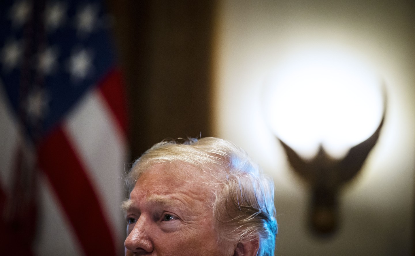 President Trump Meets With Republican Lawmakers As Travel Ban Upheld By Supreme Court