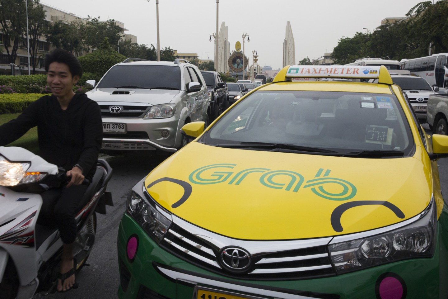 Views Of Grab as Grab Looks To Acquire Uber's Business In Southeast Asia