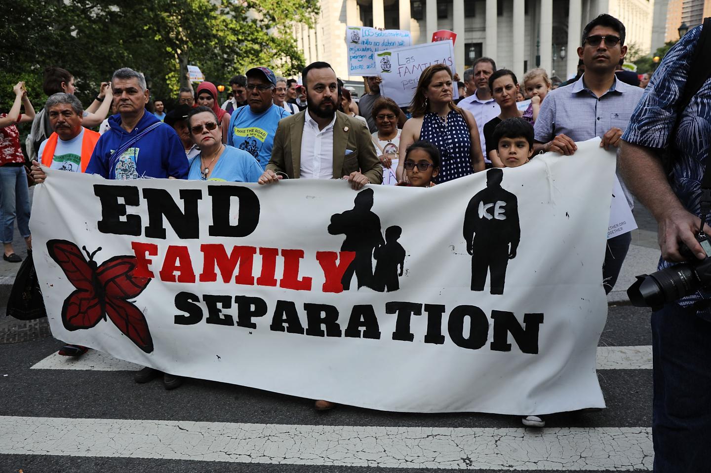 Protestors Across US Rally Against Separation Of Immigrant Children From Fa