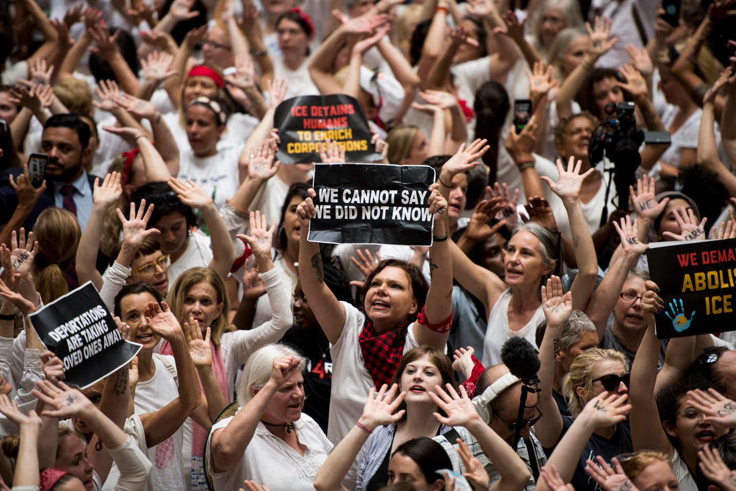 Senate Immigration Protest