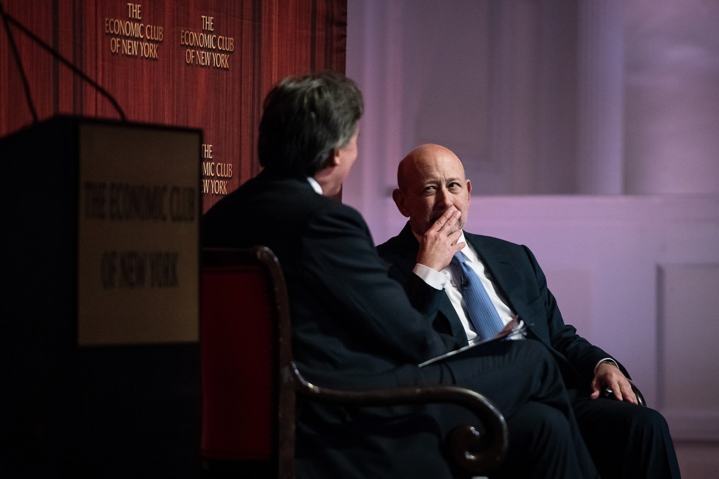 Goldman Sachs Lloyd blankfein trump immigration