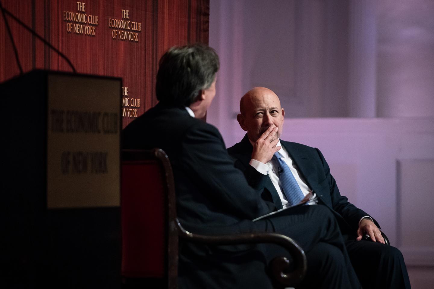 Goldman Sachs Lloyd blankfein trump immigration