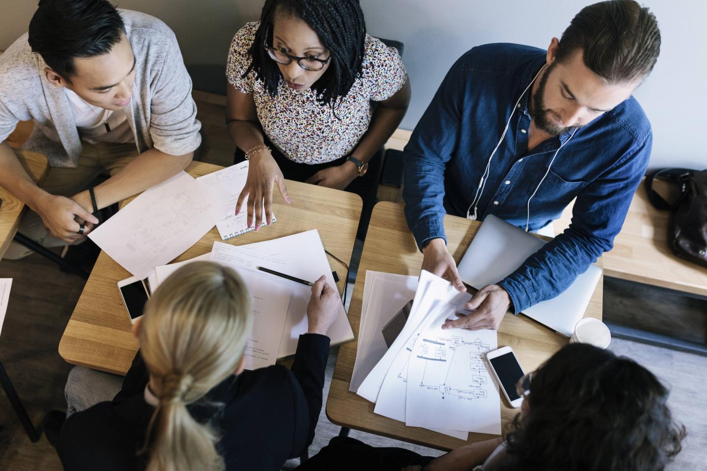 Group Of Entrepreneurs Brainstorming