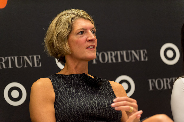 Beth Ford, Land O'Lakes newly appointed CEO, speaking at Coins2Day's MPW Conference in 2016.