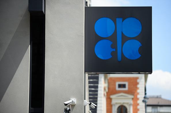 OPEC logo is seen at the Organisation of Petroleum Exporting