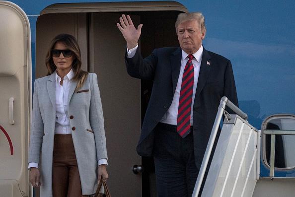US President Donald Trump Arrives In Finland For Talks With President Putin Of Russia