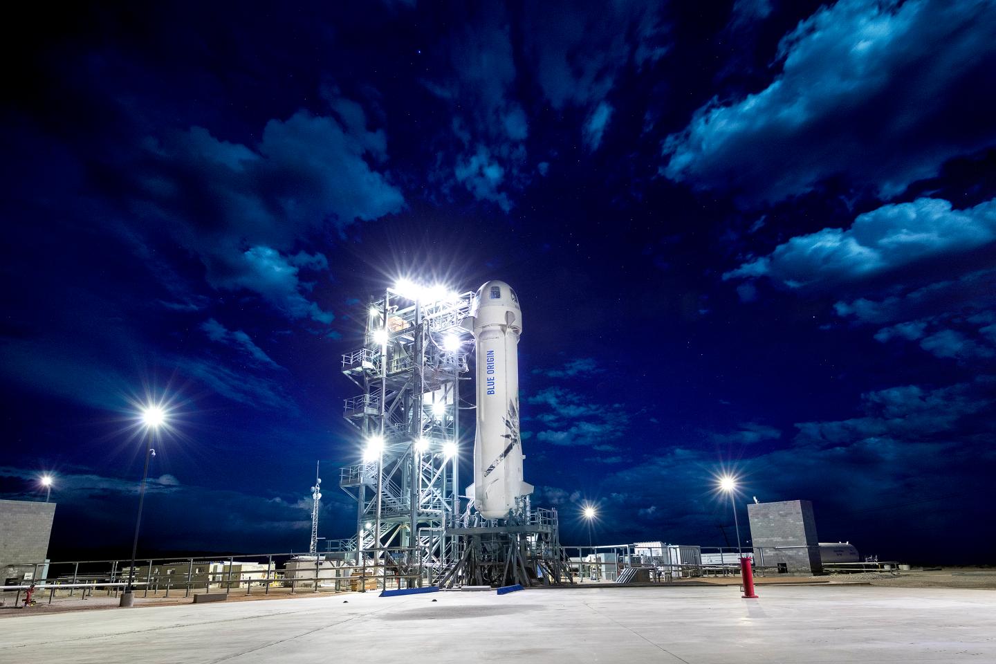 BlueOrigin-M8-New-Shepard-Launch-Pad