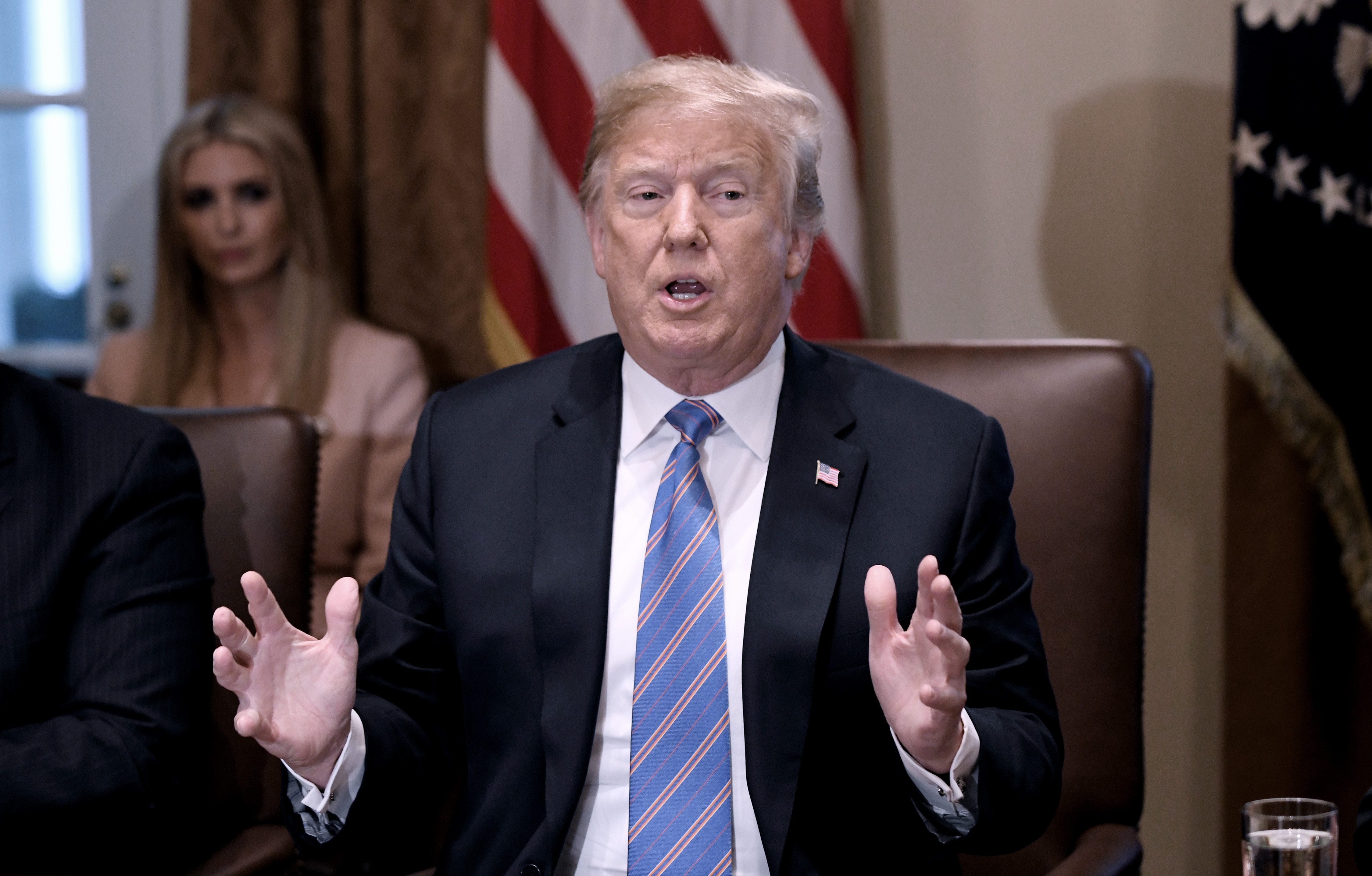 President Trump Holds A Cabinet Meeting