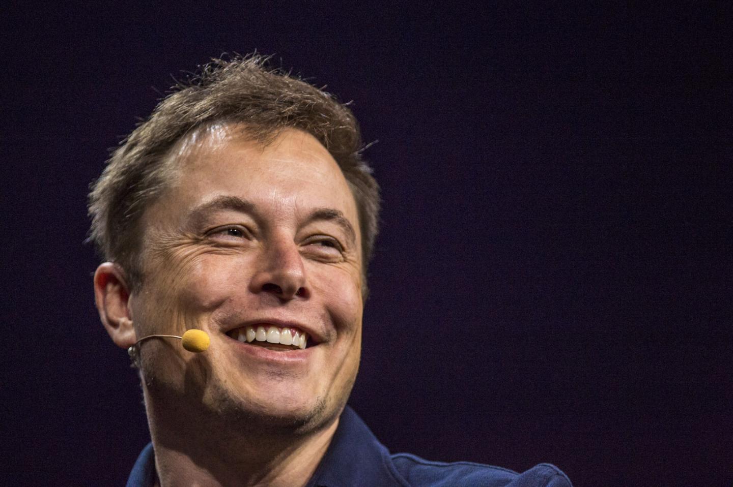 Tesla Motors Inc. CEO Elon Musk and Nvidia Corp. Chief Executive Officer Jen-Hsun Huang Speak At GPU Technology Conference