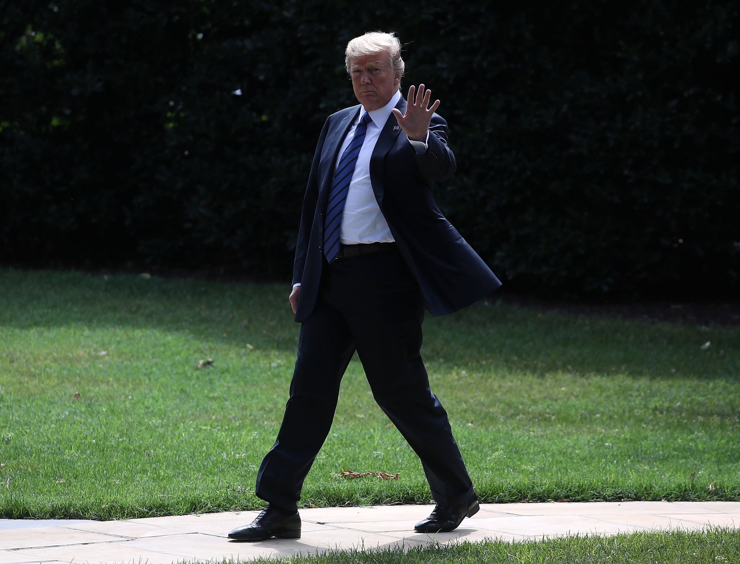 President And Mrs. Trump Depart White House For Bedminster, NJ