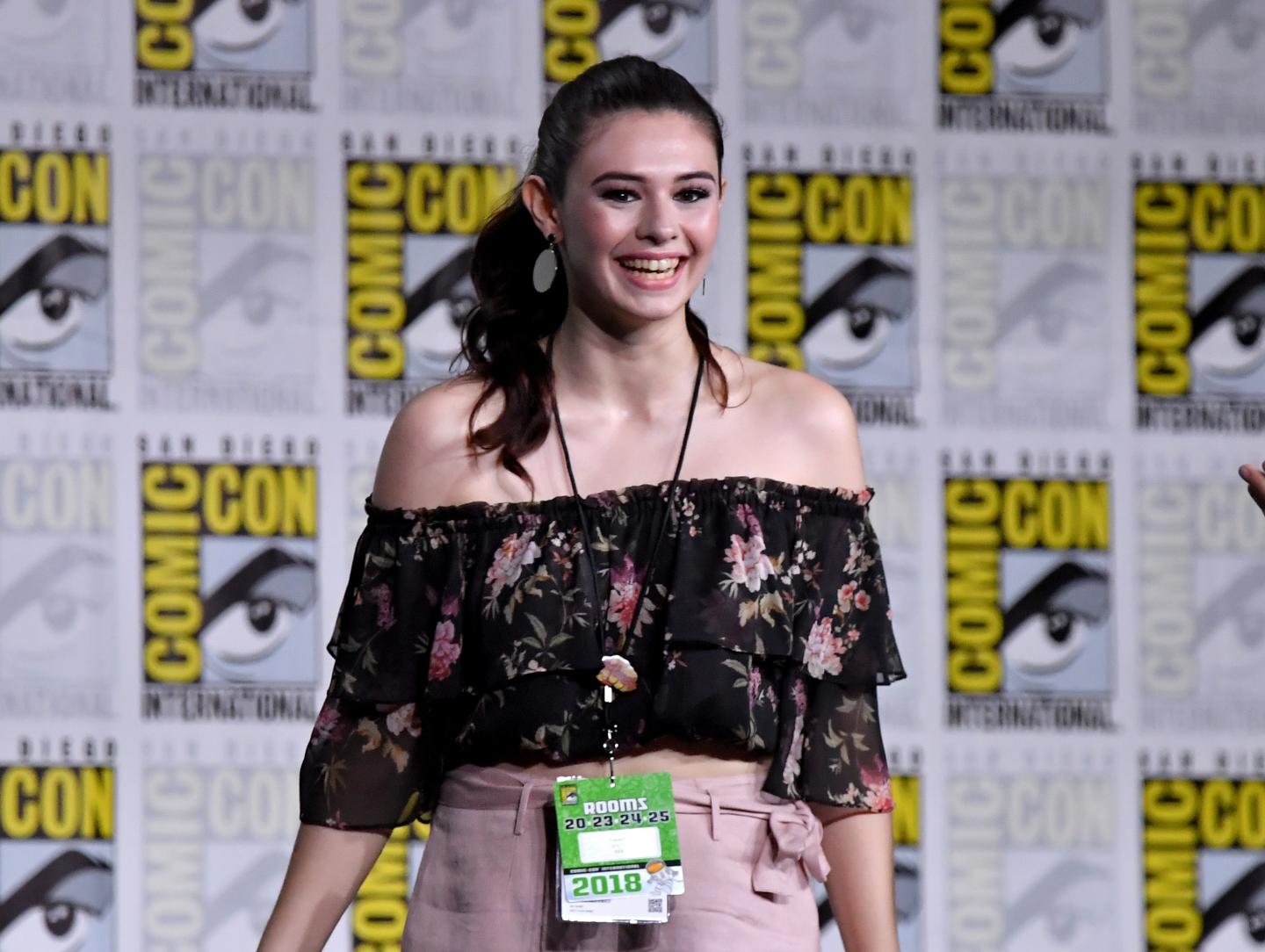 Nicole Maines at Comic Con