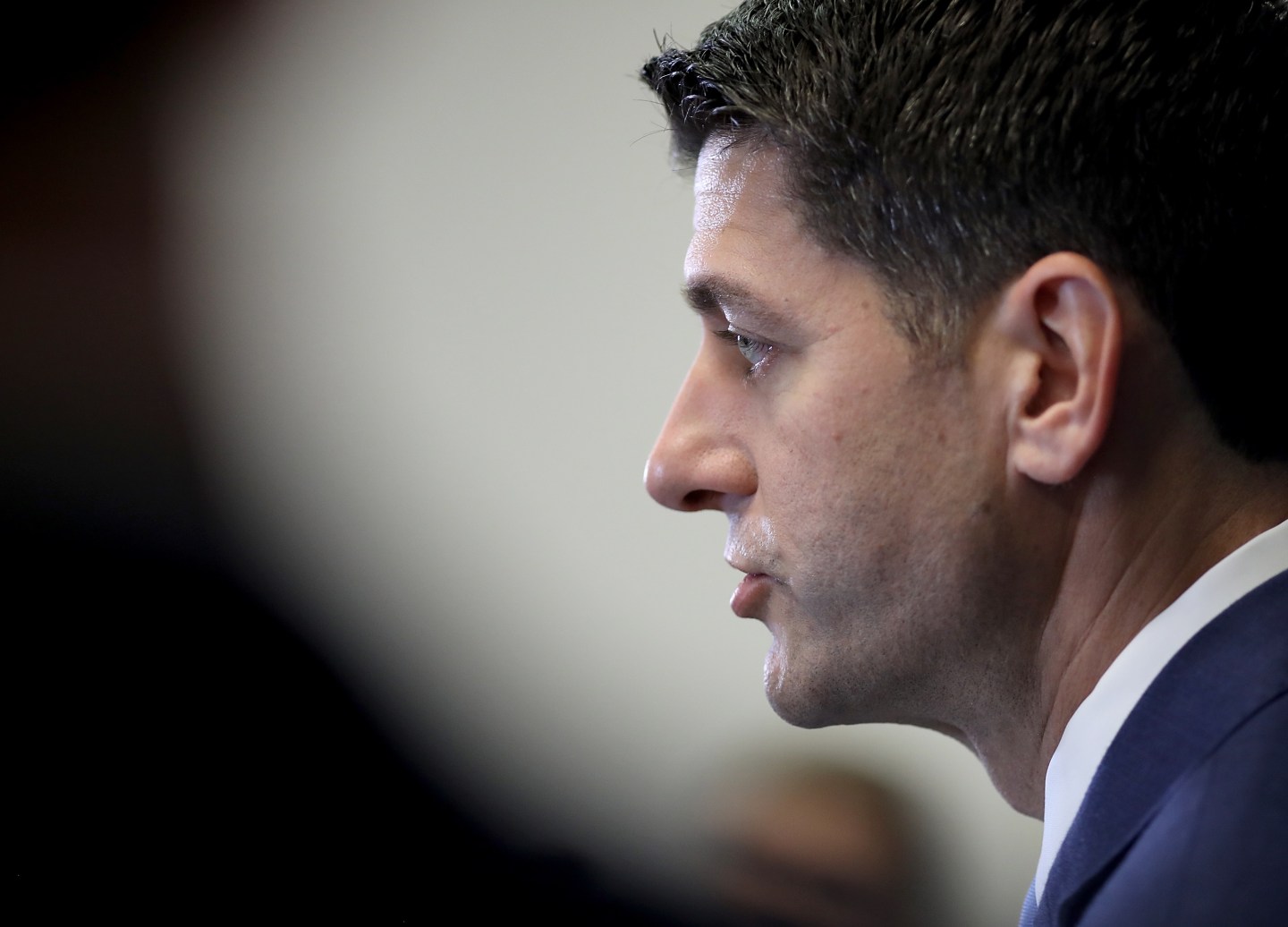 House Speaker Paul Ryan And House GOP Leadership Address The Media After Their Party's Caucus Meeting