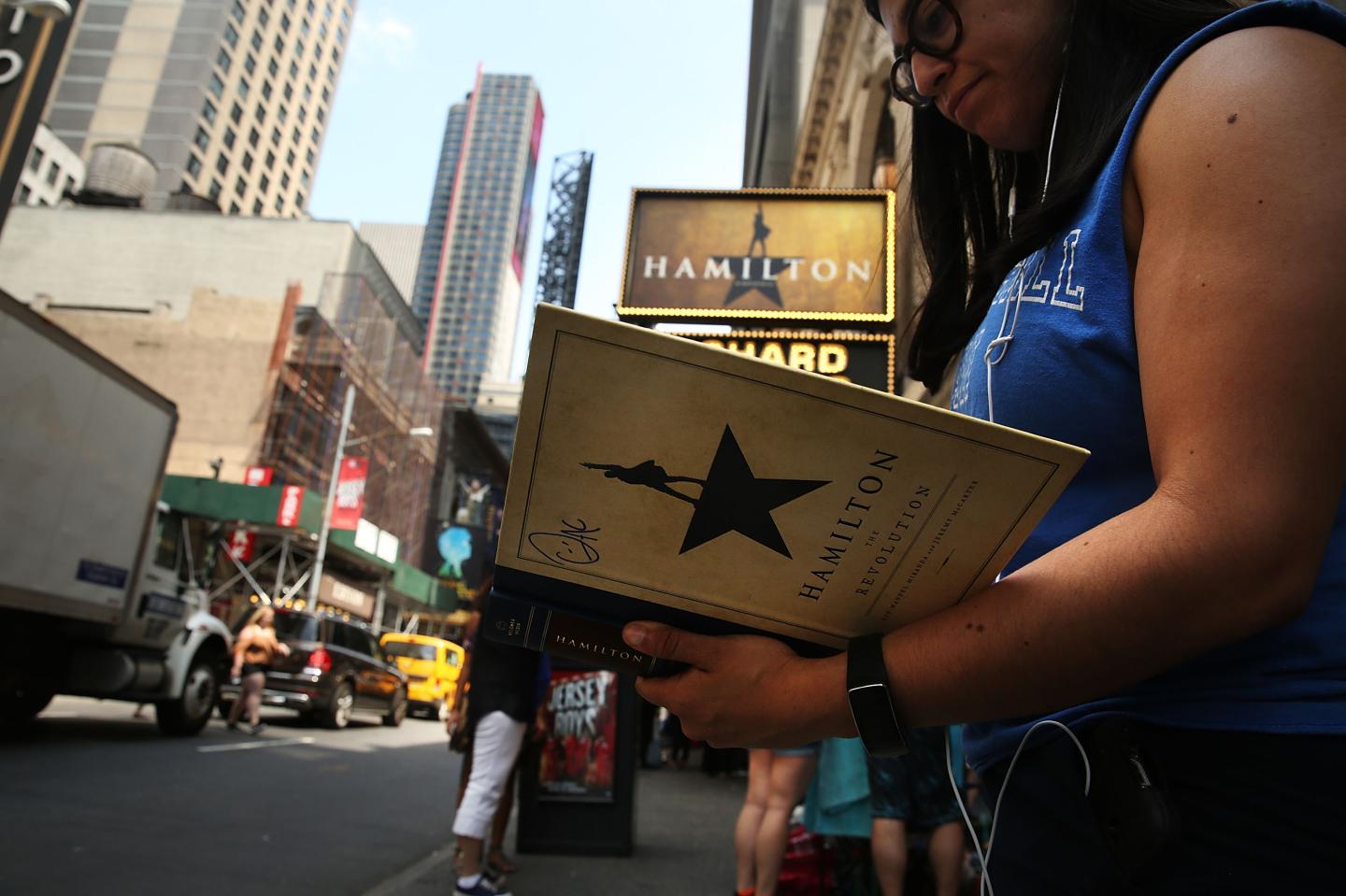 Award-Winning Musical "Hamilton" Draws Throngs To Broadway