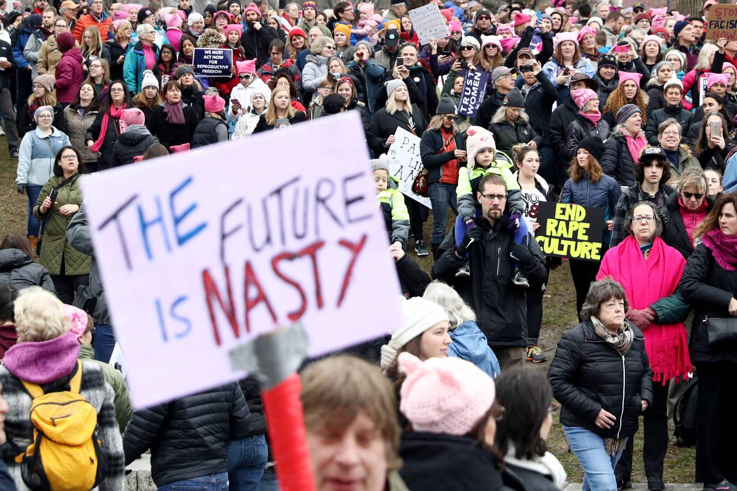 Women's March Held In Boston
