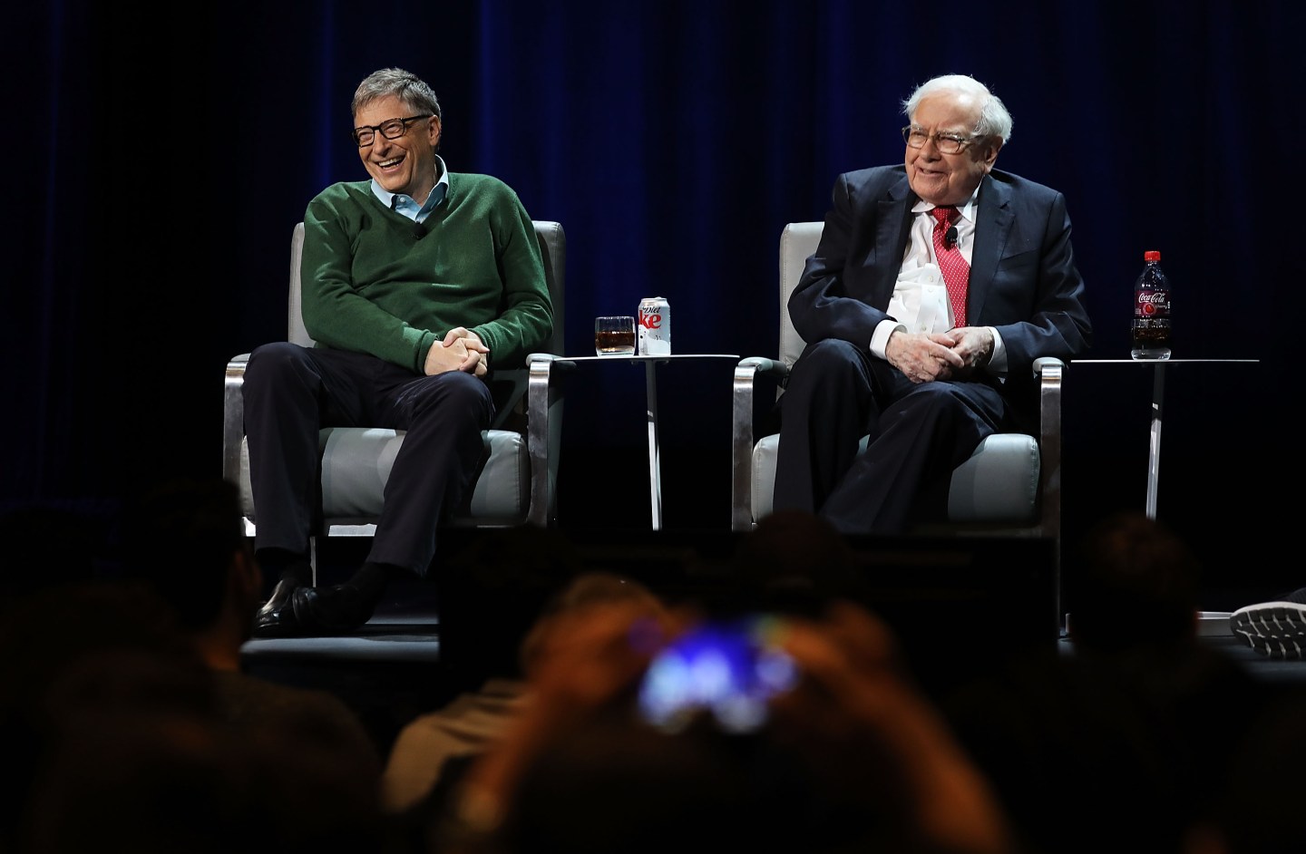 Bill Gates And Warren Buffett Speak At Columbia University