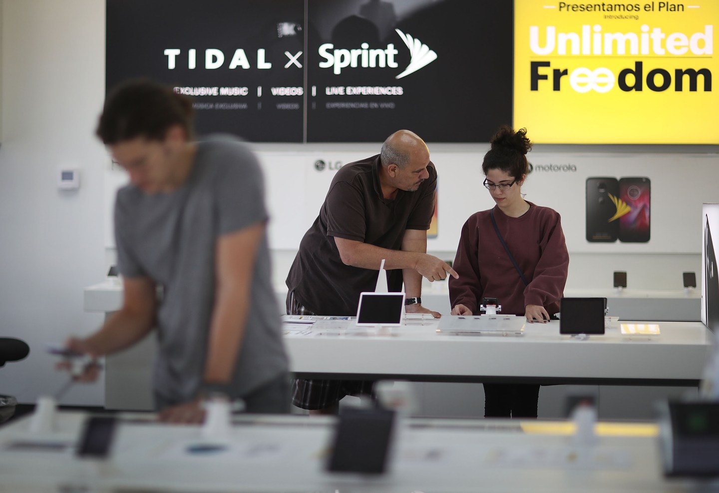 A Sprint wireless store