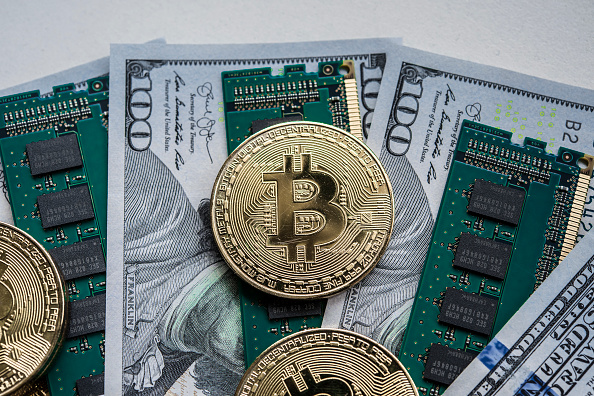 Bitcoin is rising in value.