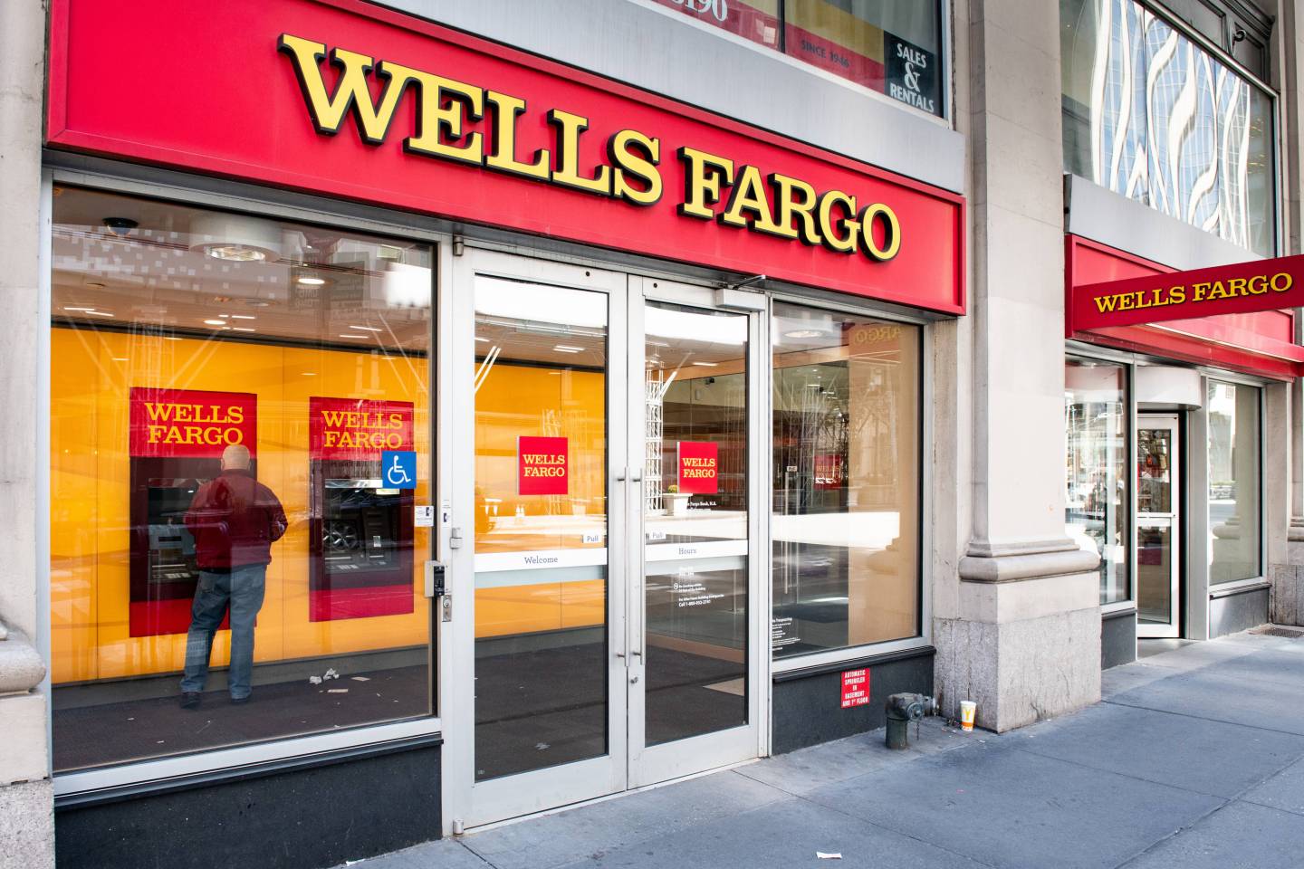 Wells Fargo bank branch in New York City