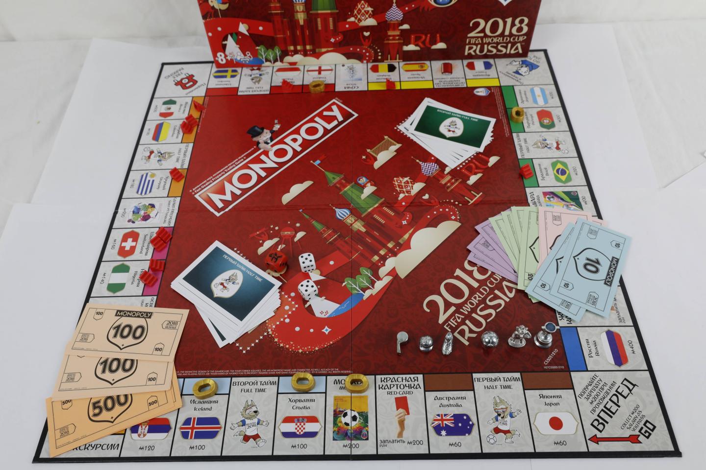 2018 FIFA World Cup branded Monopoly board game