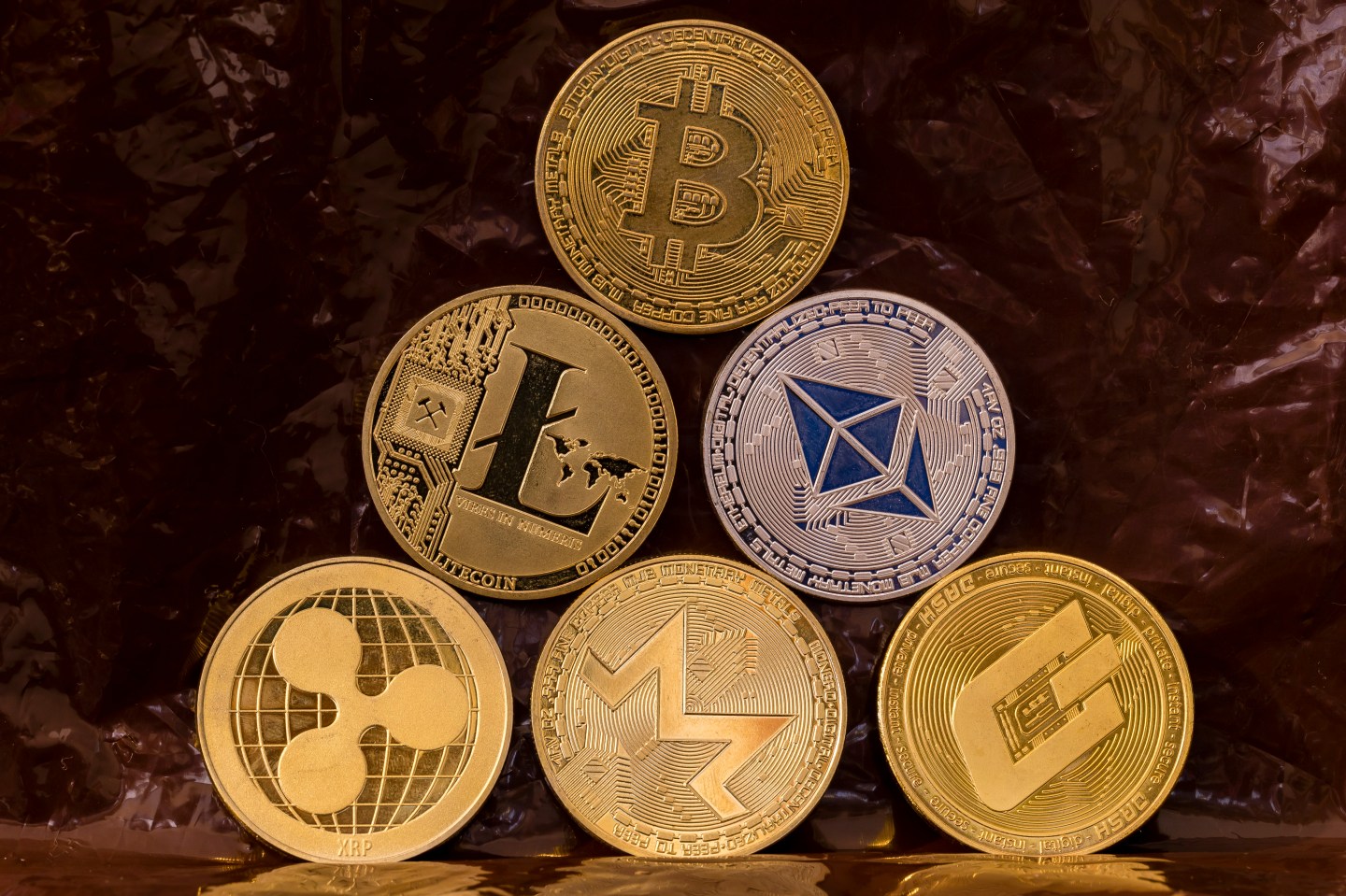 A visual representation of the digital Cryptocurrency