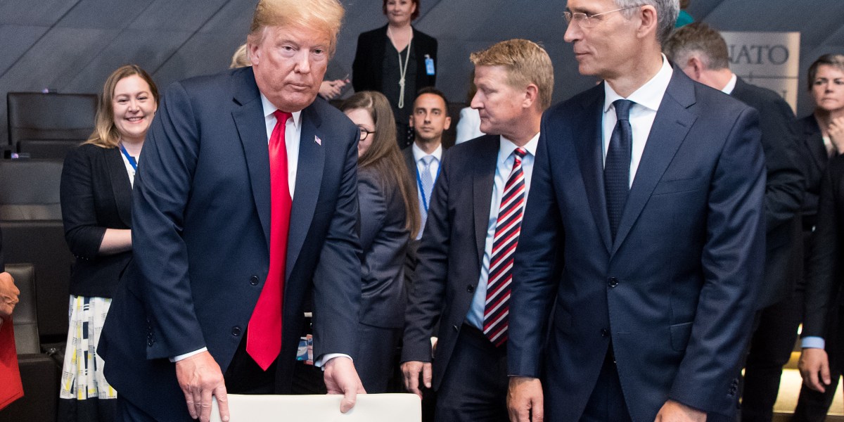 Trump Suggests NATO Members Increase Defense Spending to 4% of GDP ...