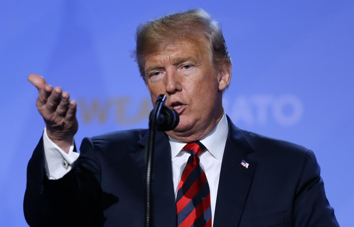 Press Conference of US President Donald Trump