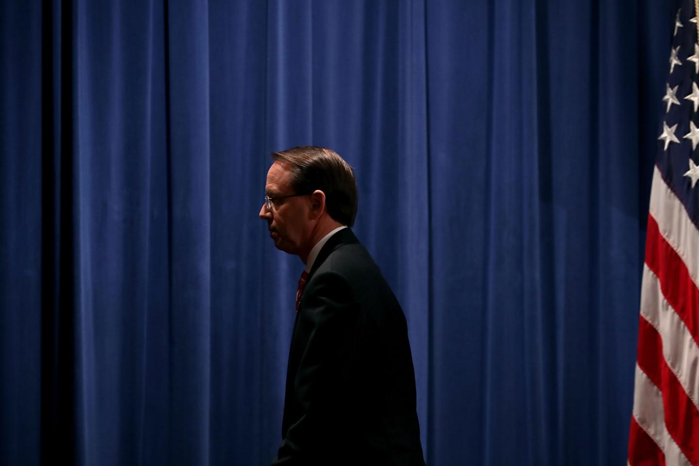 Deputy Attorney General Rod Rosenstein Announces Indictment Of 12 Russian Military Officers For DNC Hacking