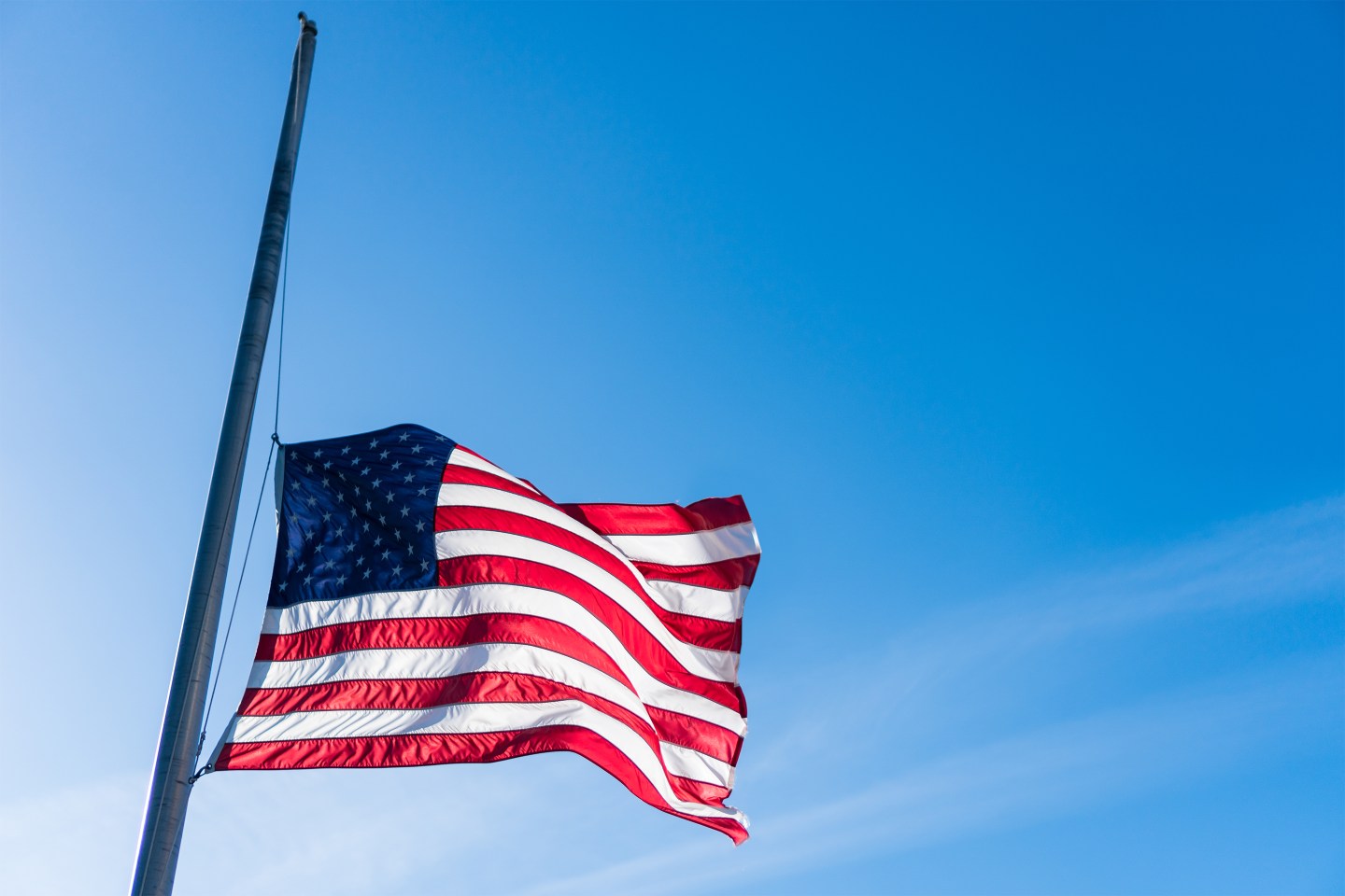 half-mast-american-flag