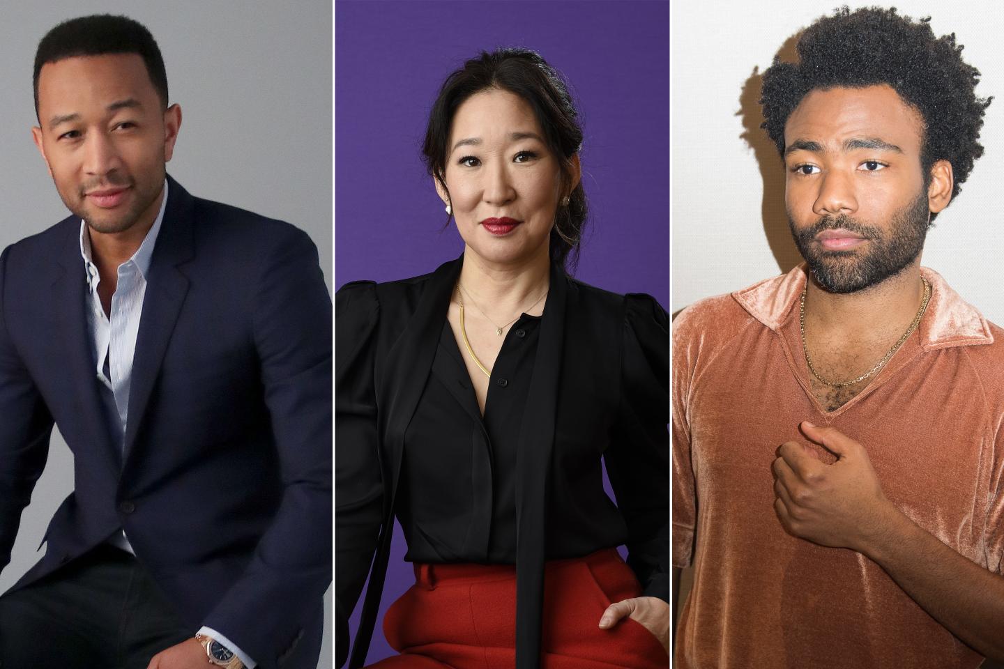john legend-sandra oh-donald glover