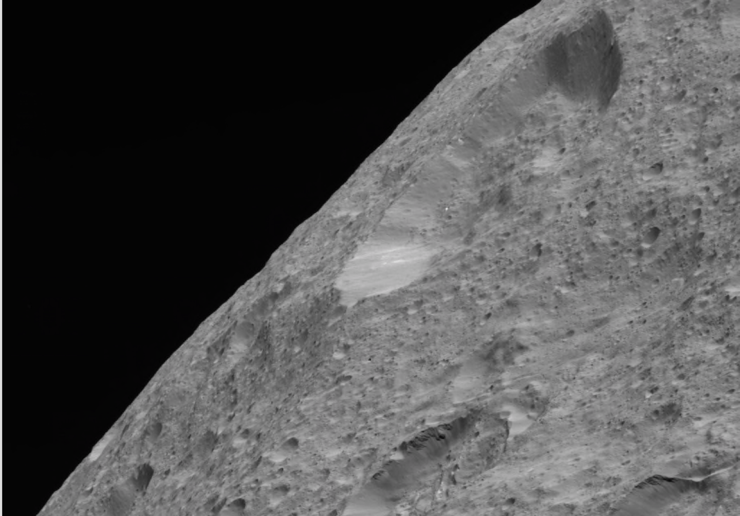 Ceres' limb was obtained by NASA's Dawn spacecraft on May 30, 2018.