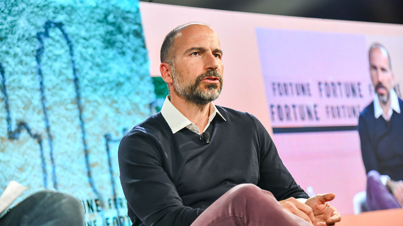 Uber CEO Dara Khosrowshahi speaks at Fortune's Brainstorm Tech conference