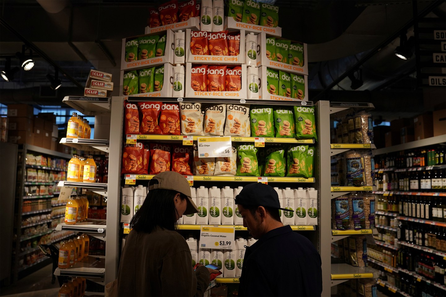 The inside of a Whole Foods Market is pictured in the Manhattan borough of New York City