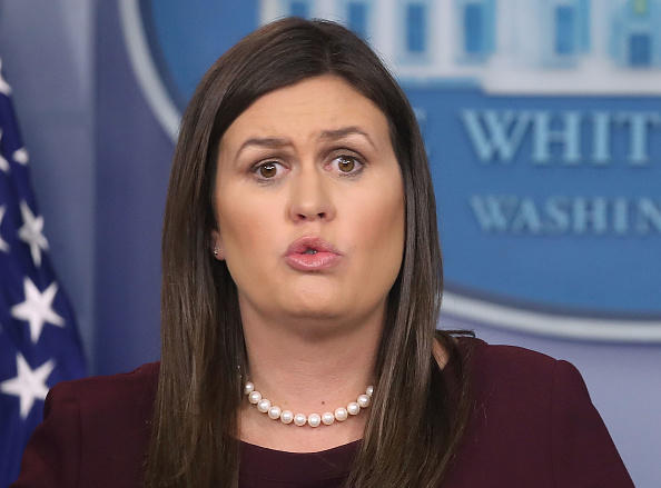 Press Secretary Sarah Sanders Holds Press Briefing At The White House